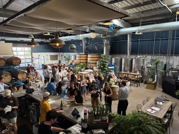 The Austin Winery Tasting Room, date night ideas in Austin