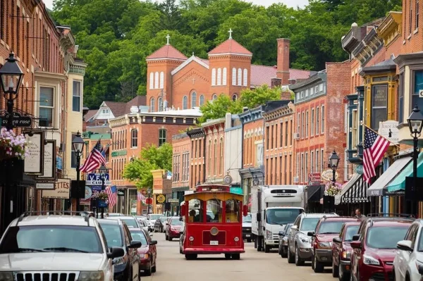 Galena, Illinois, small Midwest towns