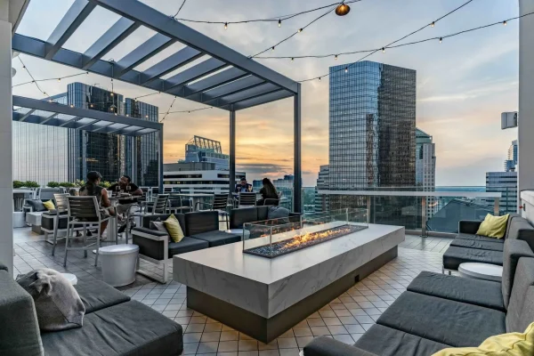 Rooftop Dining at Nuvole TwentyTwo, date night ideas in Charlotte