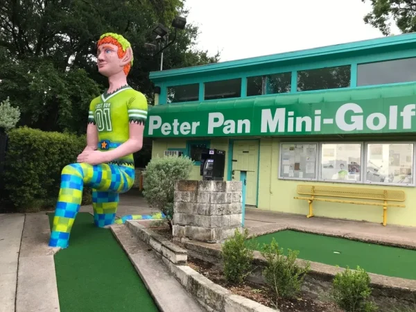 Peter Pan Mini Golf, date night ideas Austin