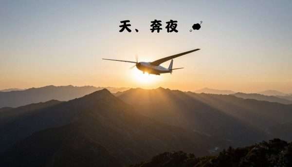 Drone flying high above mountains with pun text overlay Drone flying high above mountains with pun text overlay