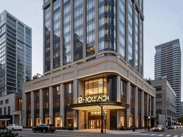 Four Seasons Hotel Toronto in Yorkville luxury district Four Seasons Hotel Toronto in Yorkville luxury district