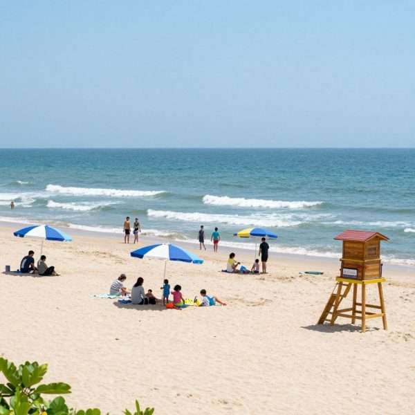 Zuma Beach with gentle waves and family amenities Zuma Beach with gentle waves and family amenities