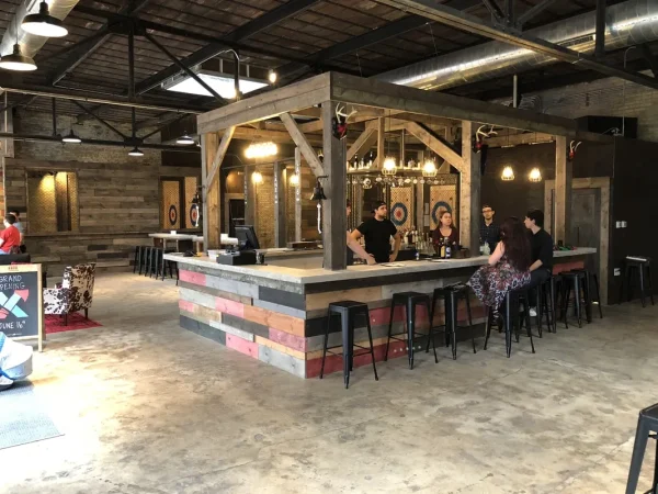 Try Ax Throwing at AXE MKE, date night ideas in Milwaukee