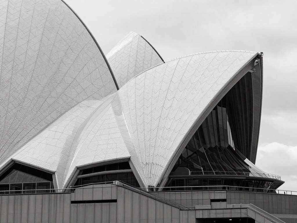 Artistic black and white Sydney architecture Artistic black and white Sydney architecture