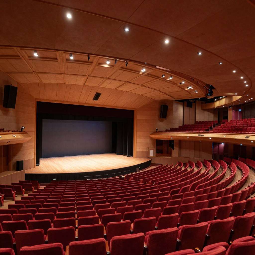 Inside view of Sydney Opera House performance hall Inside view of Sydney Opera House performance hall
