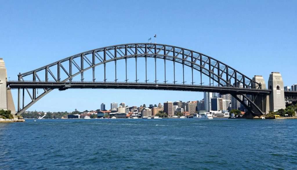 Sydney Harbour Bridge panoramic view during daytime Sydney Harbour Bridge panoramic view during daytime