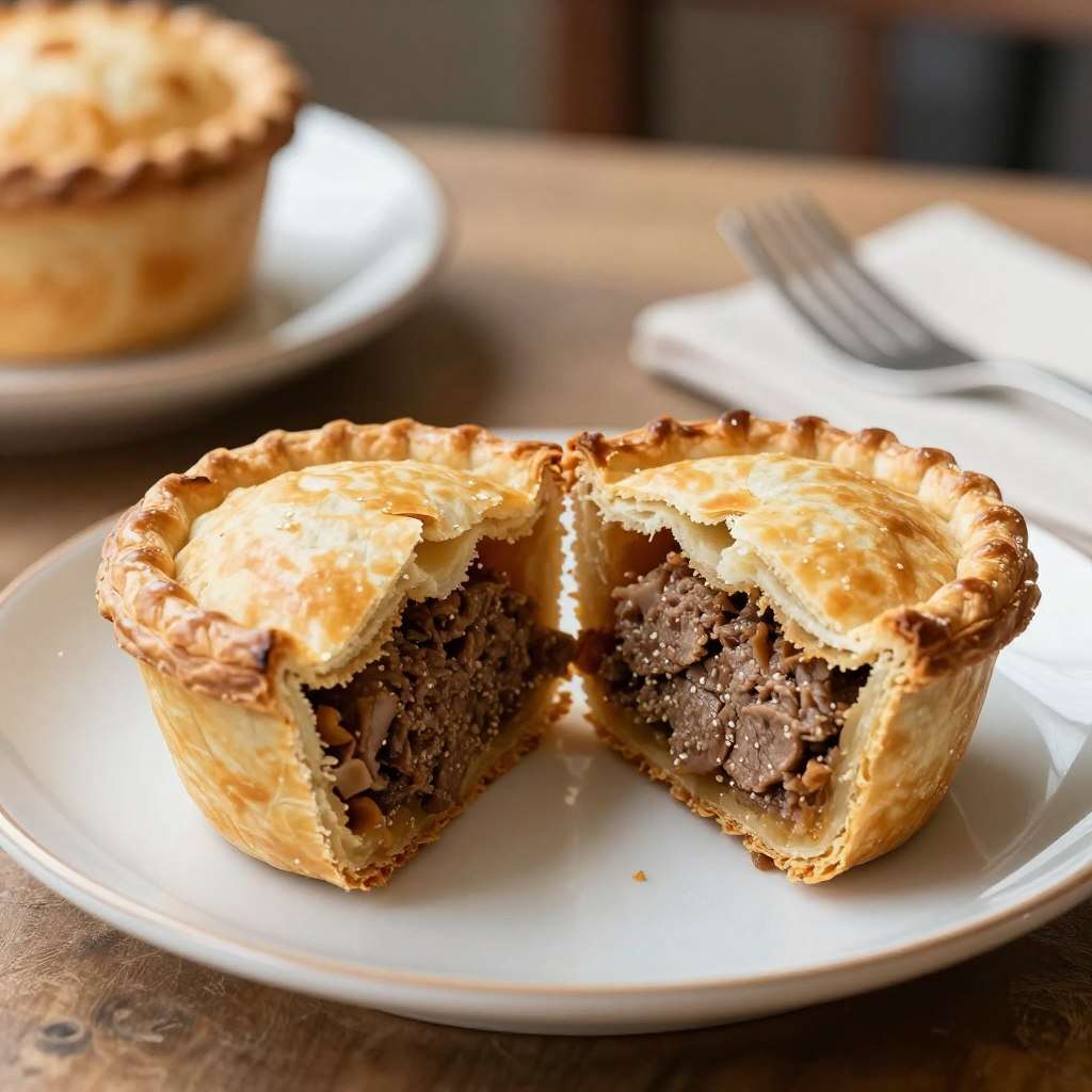 Traditional Australian meat pie Traditional Australian meat pie