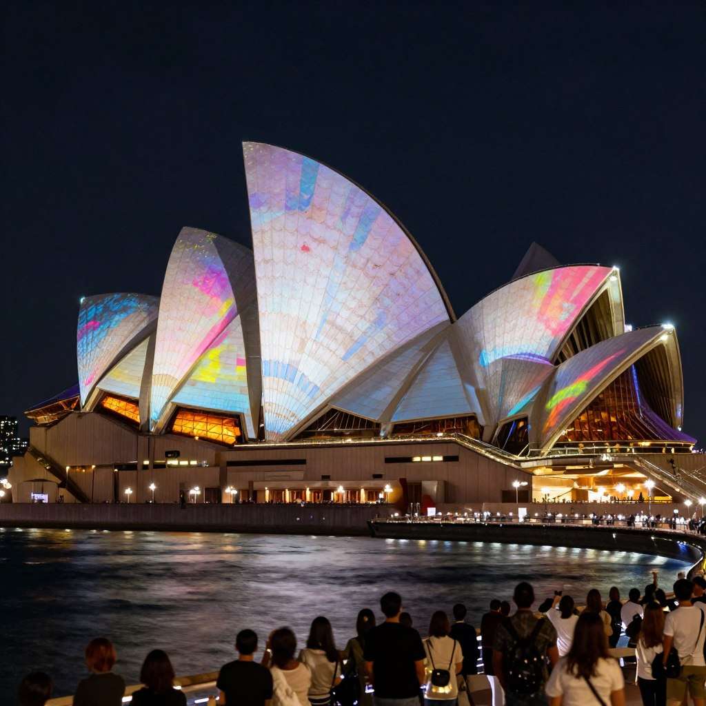 Vivid Sydney light installations Vivid Sydney light installations