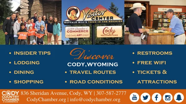 Cody - The Wild West Experience, small towns to visit in Wyoming
