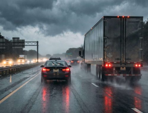 Driving Through Bad Weather: How to Stay Safe Around Commercial Trucks
